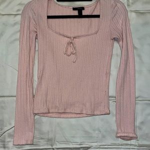 long sleeve pink shirt